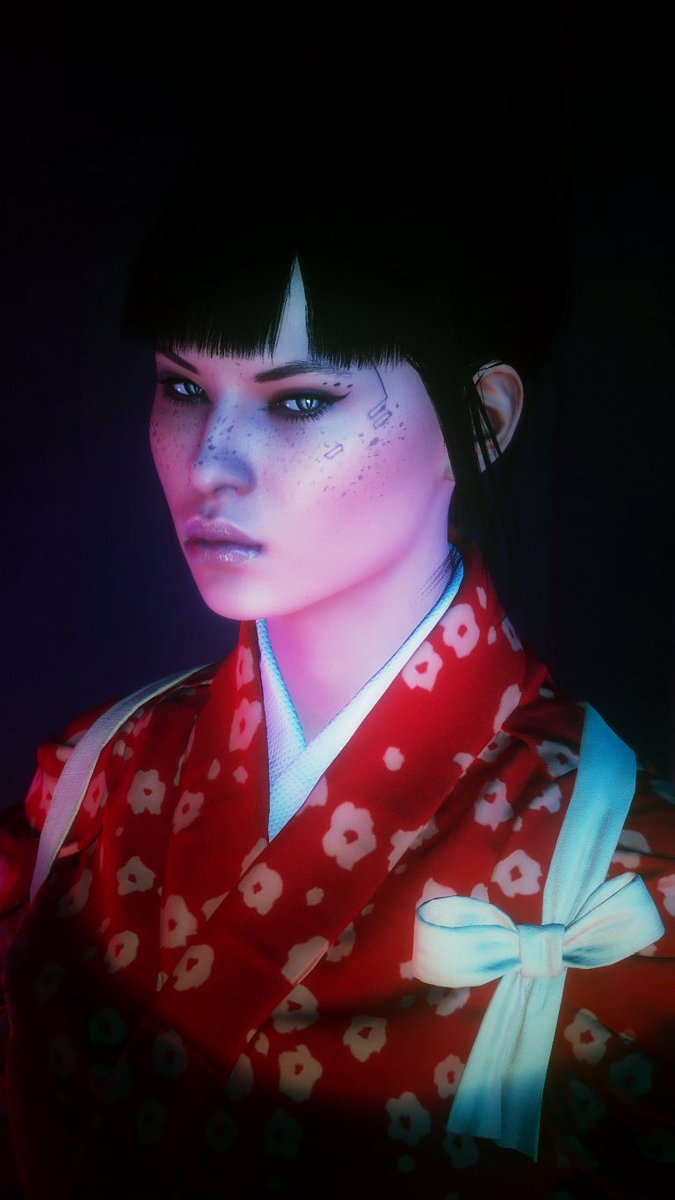 ELOW_MOJO's tweet photo. Did some KOU portraits cuz she is really pretty♥
Thank you @cybergigil to allowed me this privilege 😘
#Cyberpunk2077 #Kou #OtherOC https://t.co/AdDKLyLHyS