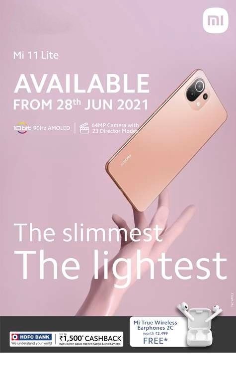 batchumalli's tweet photo. #1Day  to go to #Feel #Lighter🪶

1st #Sale starts @12noon ,28th June😍

For Exciting #Launch #Day #Offers🎁

Visit  nearby #MiHome #MiStudio #MiStore #MiPrefPartner   or Shop via https://t.co/R2dIaQiTM4 for #Safe #Secure #Home #Delivery.

I❤️ #Mi11Lite     #LiteAndLoded https://t.co/A24sDqX4qg