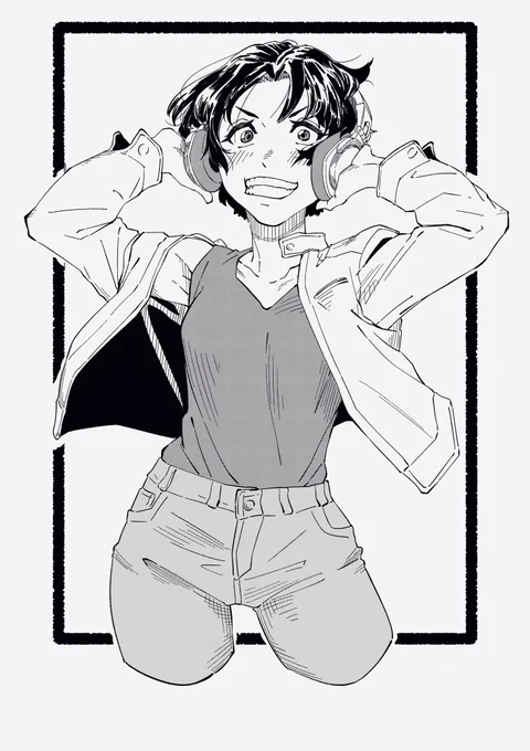 2人目のウチの子ちゃんお絵描き!

ボーイッシュ系…だ!! 