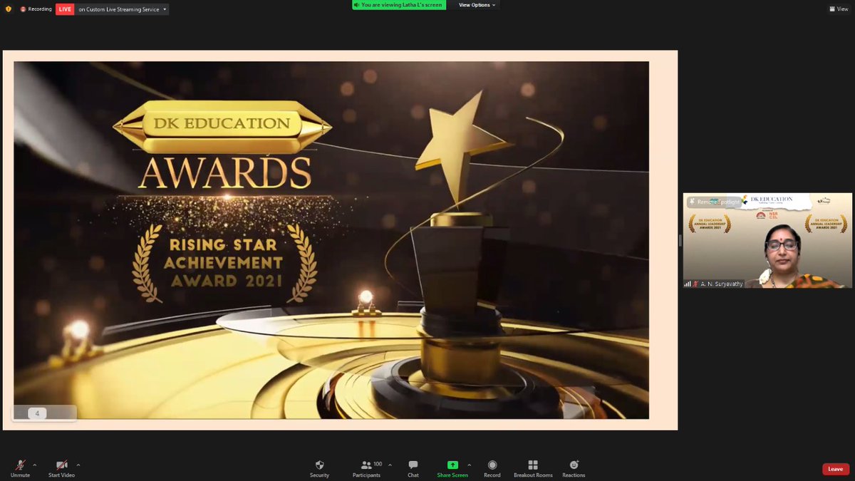 EducationDk's tweet photo. Congratulations to all Rising Star Achievement Award 2021 at DK Education Annual Leadership Awards 

@qtpiofficial  @MyPeegu  @nsrcel  @iimb_official 

#dkeducation #awards #principalinaction #qtpi #mypeegu #nsrcel https://t.co/5WAiCjLi2E