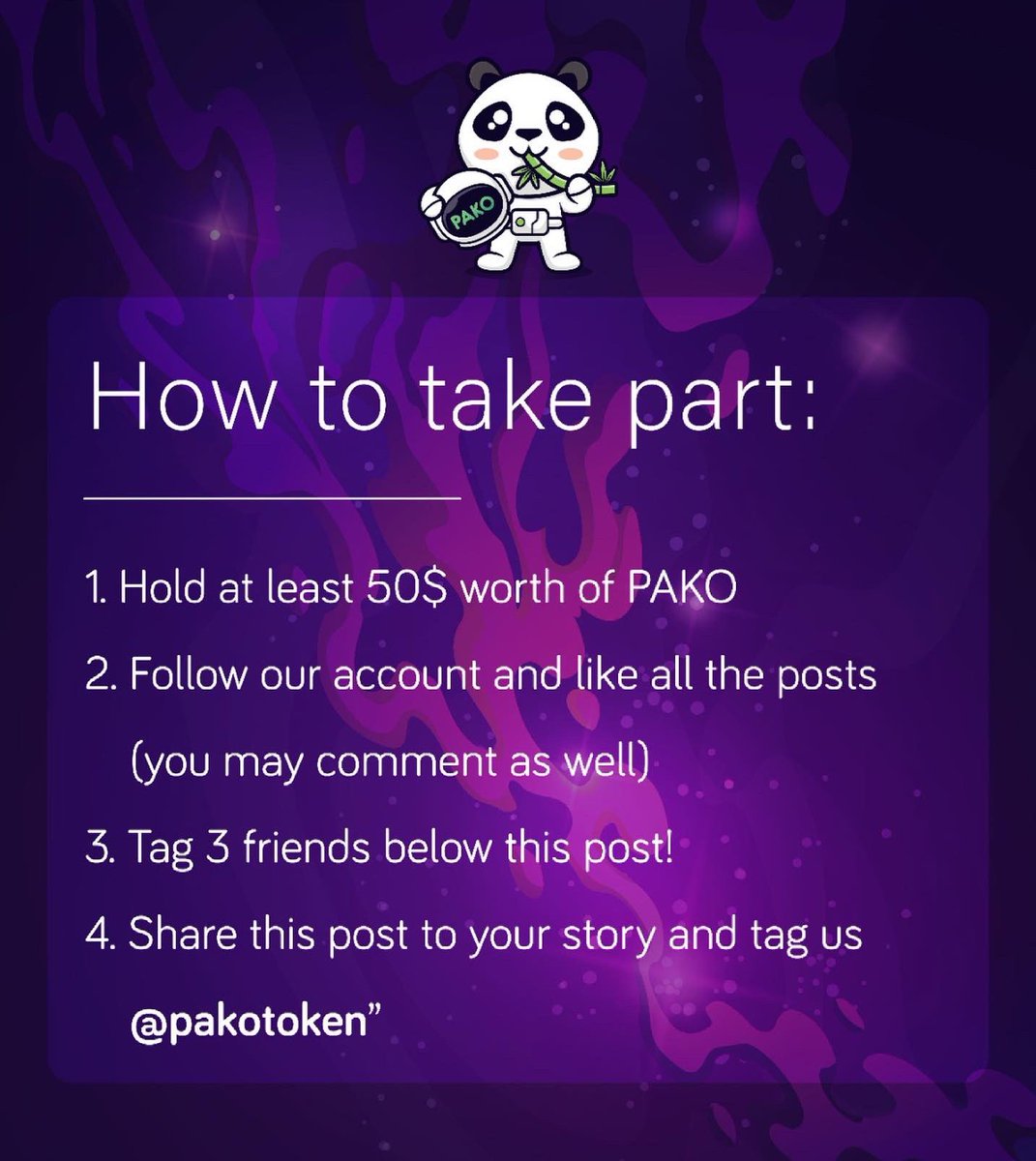 Pakotoken's tweet photo. 💎𝗚𝗜𝗩𝗜𝗡𝗚 𝗔𝗪𝗔𝗬 500$ IN $PAKO 

The giveaway will end in 96 hours so the 1st of July, 2021, 15:30 (CEST) https://t.co/aqegbo5xvx
