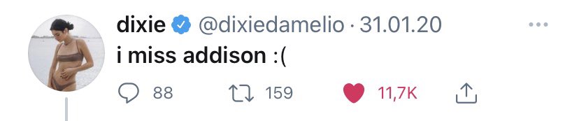 addsishot's tweet photo. @dixiedamelio Deja vu :( @dixiedamelio @whoisaddison #dixison https://t.co/ew6Kmvn7qj