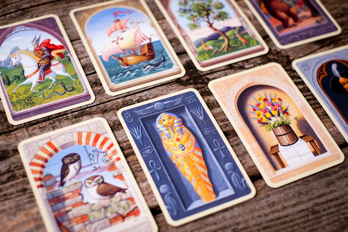 hermitspiritus's tweet photo. The special uniqueness of the Mystical Lenormand deck is added by the drawing technique used by medieval artists. This is a drawing in egg tempera on wooden boards covered with chalk. 
https://t.co/5cQpaQwaZ4
#lenormand #oraclecards #mysticallenormand #fortunetelling #tarot https://t.co/DXs1tgLg66