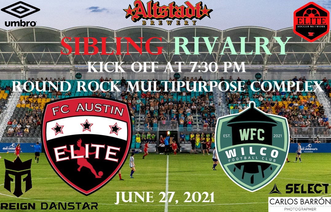 🚨Tonight's game🚨
<a href="/FCAustinElite/">FC Austin Elite</a> 🆚 <a href="/WilCoWFC/">Wilco FC</a> 
📺 youtu.be/owJnafsikW0 
⏰ 7:30pm
🕸️ EliteSoccerNet.com

#Elite Field is tricky to broadcast, so please be patient with us! Hopefully we get the same great stream as from the Practice Field! #AlwaysElite #GoTowers