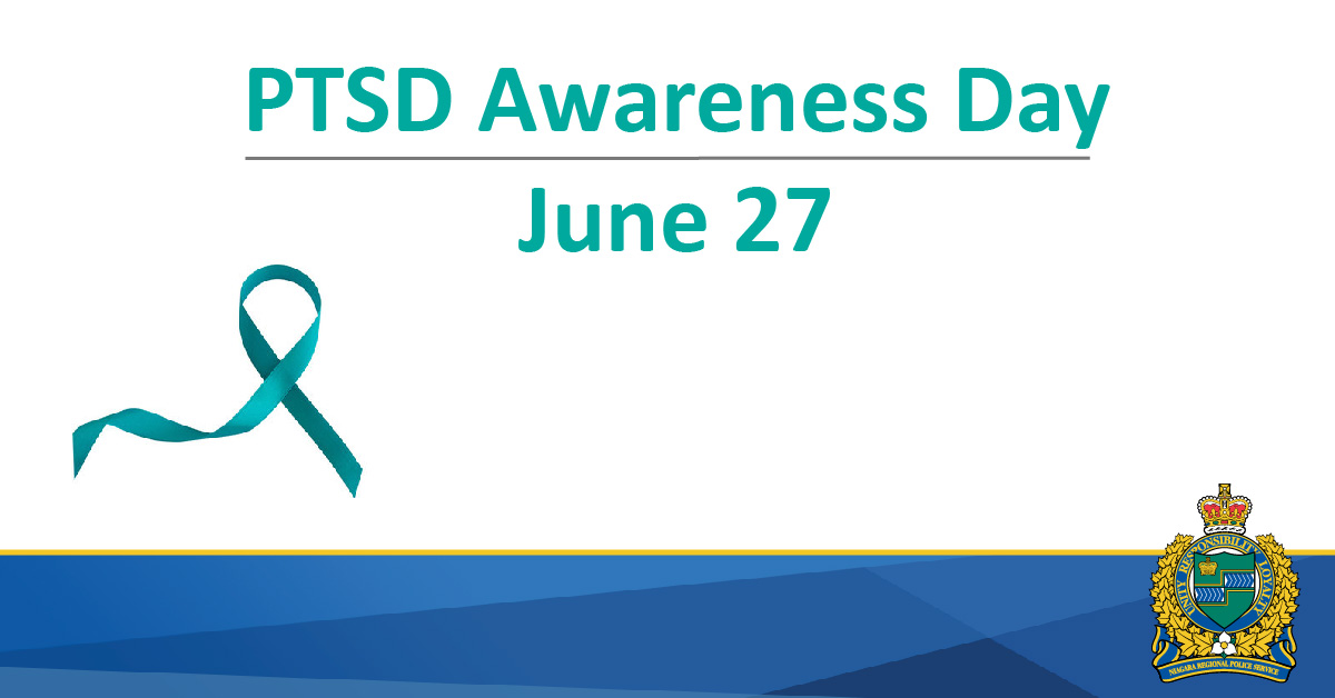 NiagRegPolice's tweet image. The Niagara Regional Police Service recognizes the impact of PTSD on anyone, including our first responders. 
 
If you or someone you know is struggling, support is available. 
 
#NotAllWoundsAreVisible
#PTSDAwarenessDay