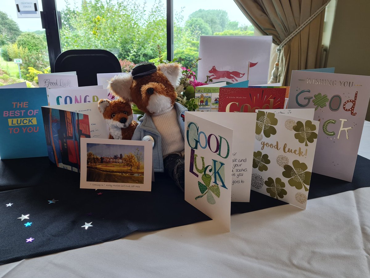 Thank you to all of the Leicestershire &amp; Rutland Golf Clubs who have sent the team good luck cards.