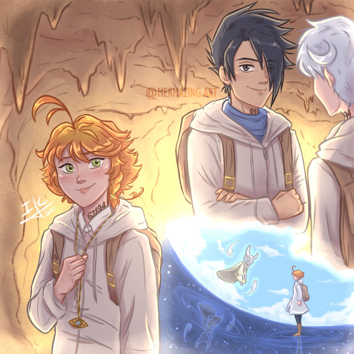 mermazing_art's tweet photo. Día 8: Secret
Esta ilustración acompaña al fic "Big Girls Don't Cry".
#rayemmaweek2021 #rayemmaweek #rayemma #thepromisedneverland #TPN https://t.co/V6tdet76T5