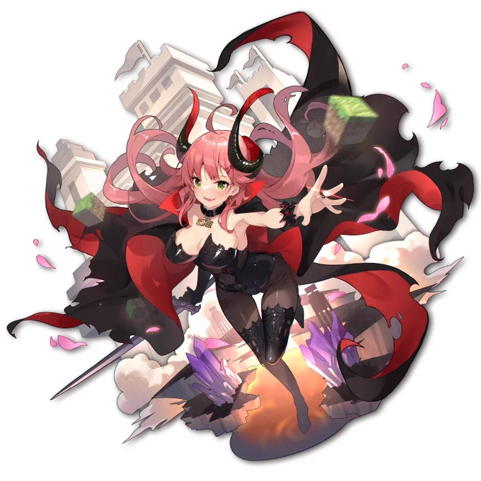 魔王みこ
#miko_Art 

(Twitterの設定なおしました…) 