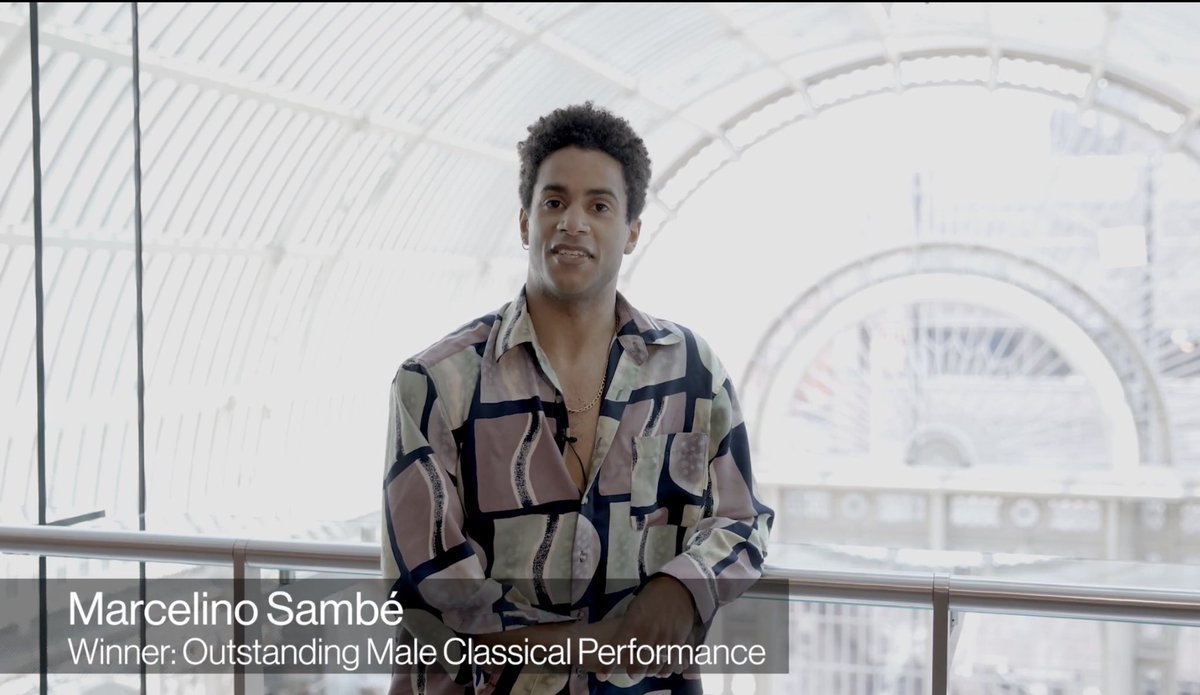 NationalDanceAwards (@natdanceawards) on Twitter photo #NDA21 Marcelino Sambé wins the Outstanding Male Classical Award fit his performance as the Instrument in The Cellist for <a href="/TheRoyalBallet/">The Royal Ballet</a> <a href="/MarcelinoSambe/">Marcelino Sambé</a> #NDA21 Marcelino Sambé wins the Outstanding Male Classical Award fit his performance as the Instrument in The Cellist for <a href="/TheRoyalBallet/">The Royal Ballet</a> <a href="/MarcelinoSambe/">Marcelino Sambé</a>