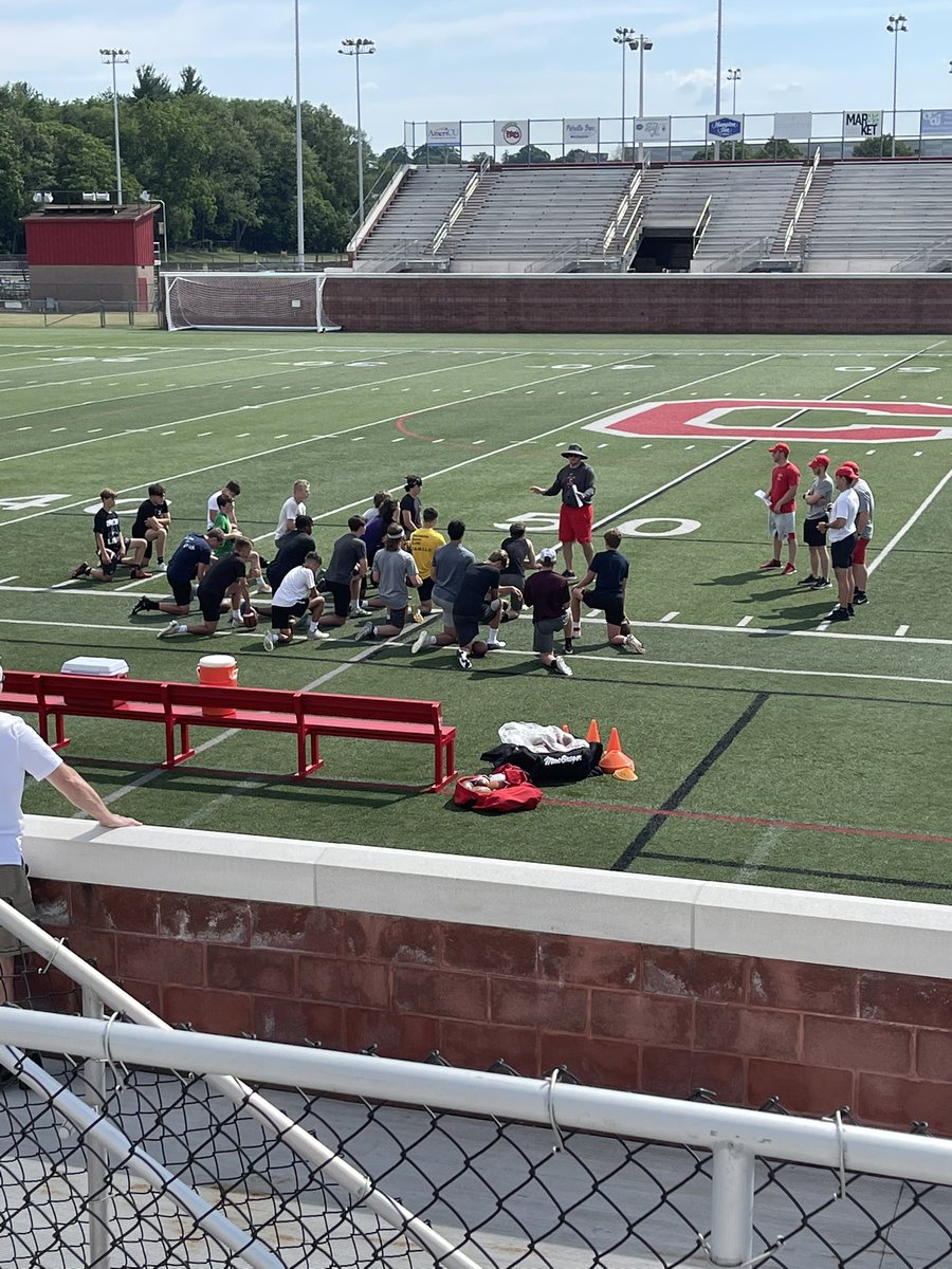 PACSBDFootball's tweet photo. Out at Cortland today watching one of our guys working to get better! #family #pulaskifootball https://t.co/ch1iHL9Vrq