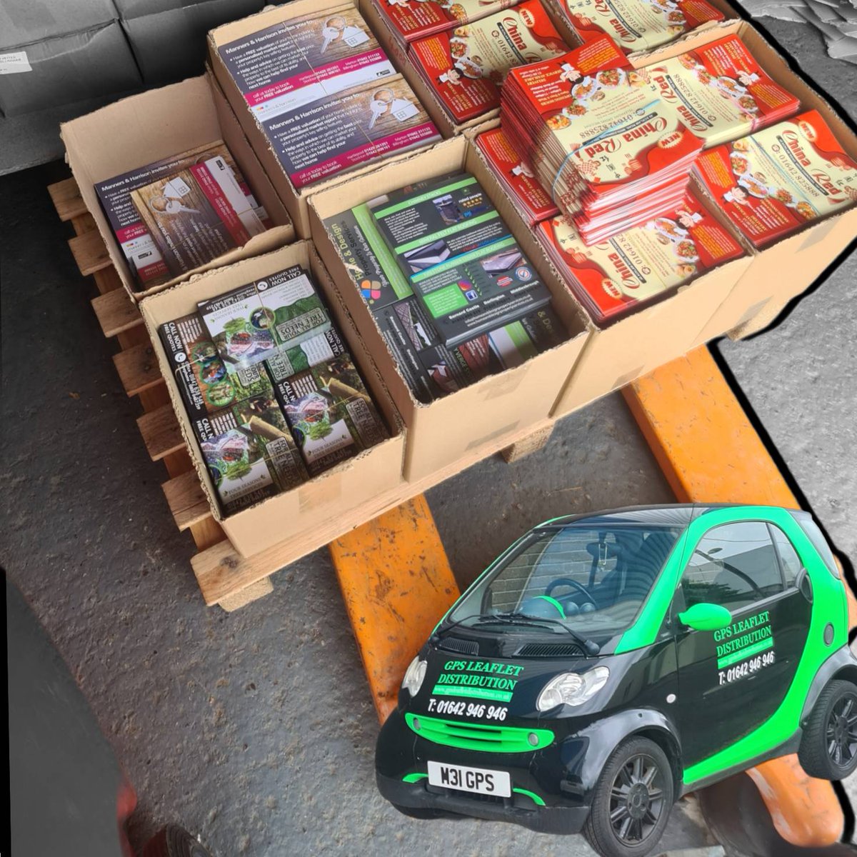 Here's 5000 leaflets x4 ready to go out tomorrow 👌😎