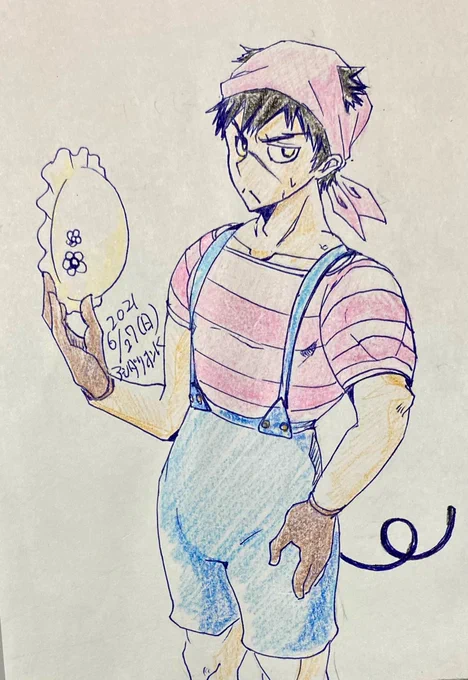 13いいねありがとうございます!
さて誰でしょう。
 #現推しキャラにいいねされた分だけ歴代推しの服着せる 