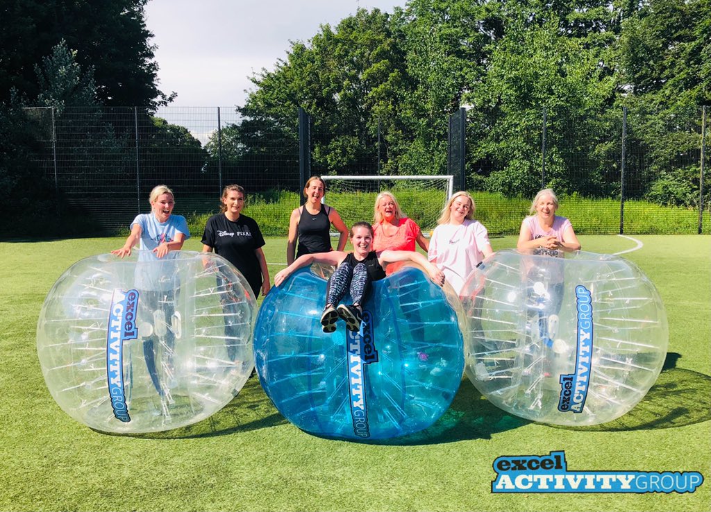 ExcelActivity's tweet image. Great game of #BubbleFootball, #Bulldog &amp;amp; #RolyPolyRelay for Ellie’s hen do @BeechenCliff #Bath @MCTdub