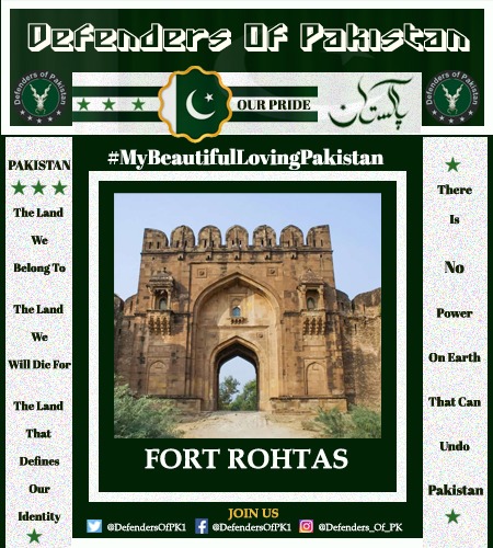 DOP_nab083's tweet photo. پوٹھو ہار کے پتھریلے سطح مرتفع پر یہ حیرت انگیز قلعہ شیرشاہ سوری نے تعمیر کرایا تھا جو پنجاب کے ضلع جہلم سے سولہ کلومیٹر کے فاصلے پر واقع ہے، یہ مسلم فوجی فن تعمیر کا حیرت انگیز شاہکار ہے۔
#MyBeautifulLovingPakistan https://t.co/ntlFcERROM