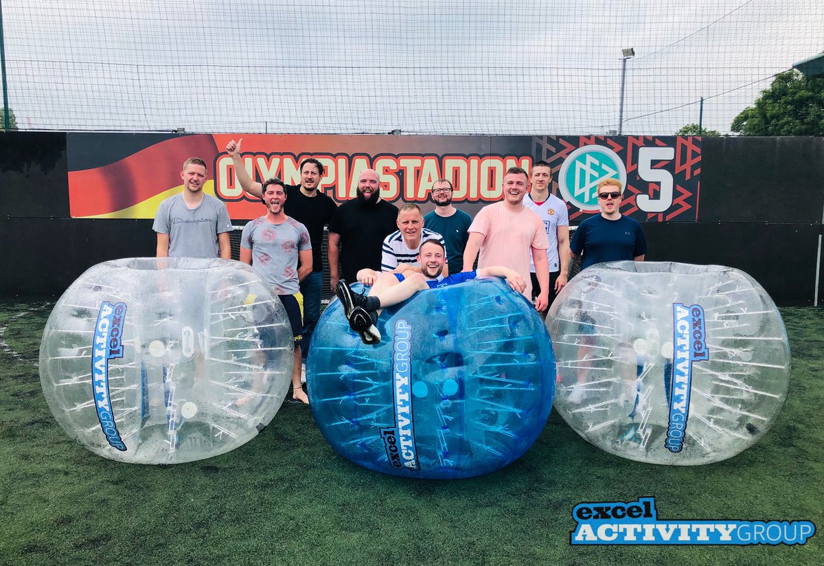ExcelActivity's tweet image. Awesome game of #BubbleFootball #Bulldog &amp;amp; #RolyPolyRelay for Josh’s stag do @goals_southmptn #Southampton @MCTdub