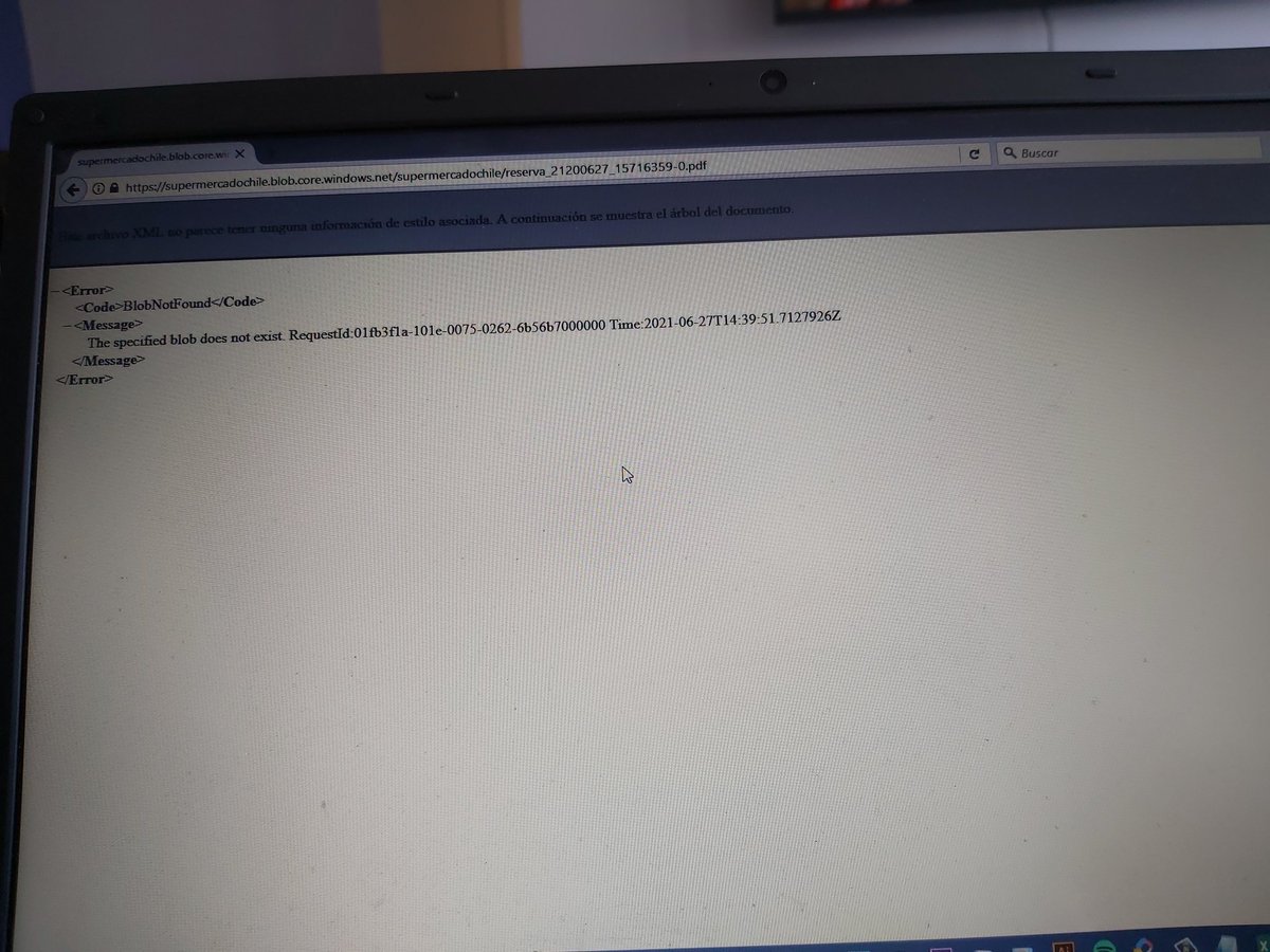 pgaulep's tweet photo. @JumboChile estoy tratando de tomar hora para la fila y me sale este código al generar el pdf 🙈🥴😪 https://t.co/DeTh5c9QHW