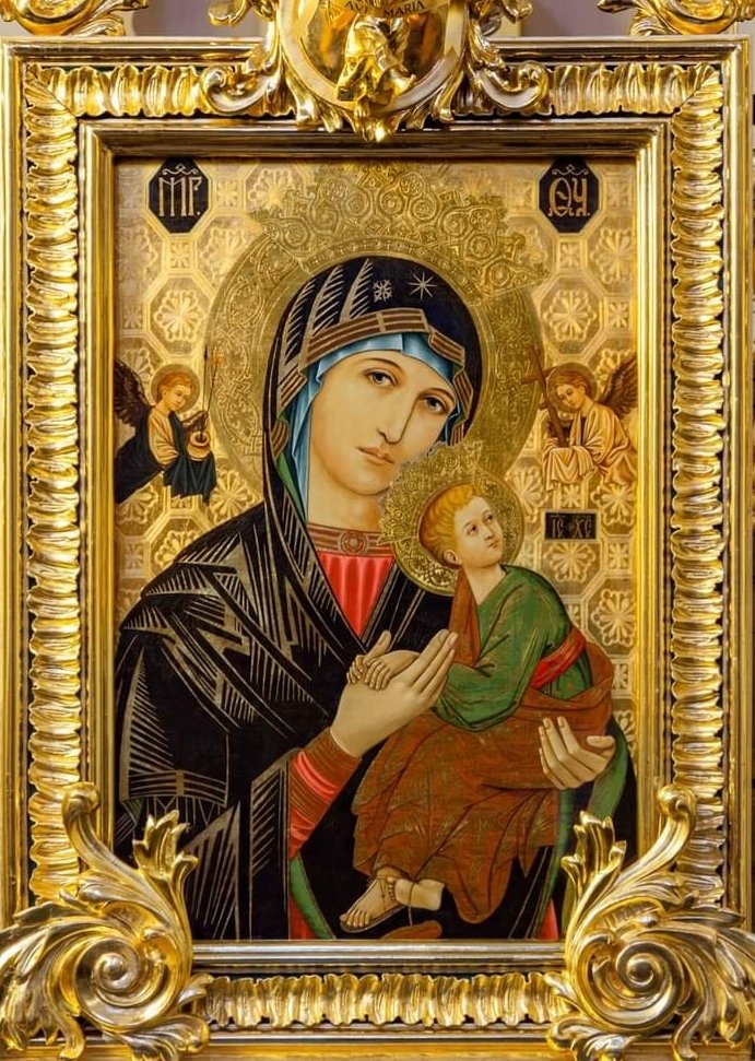 Señora del Perpetuo Socorro,  patrona de los MÉDICOS