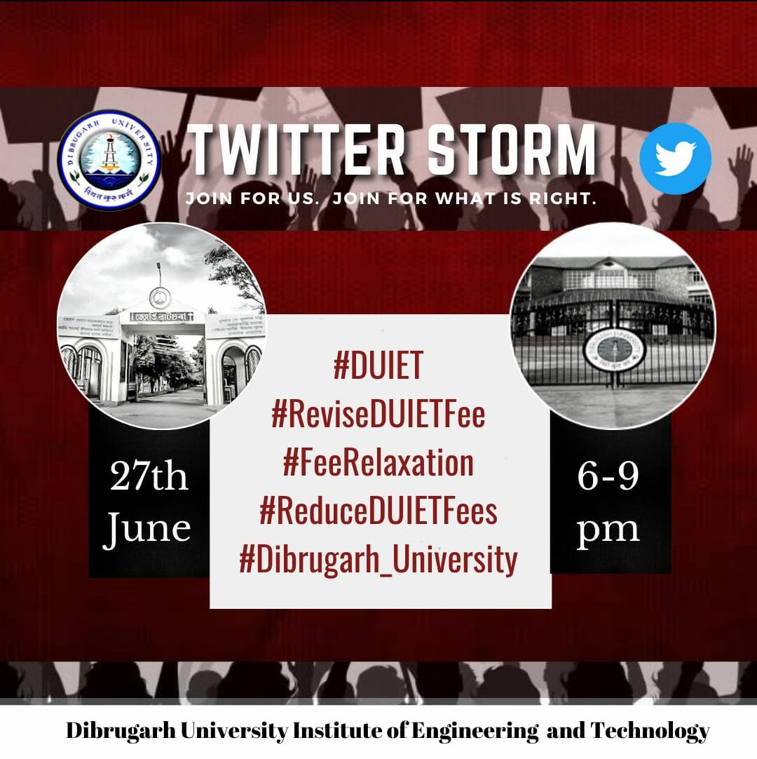 Moumita60992476's tweet photo. #DUIET
#ReviseDUIETFee
#FeeRelaxation
#ReduceDUIETFees
#Dibrugarh_University
@himantabiswa
@ranojpegu
@CMOfficeAssam
@guwahatiplus @indiatvnews @LiveLawlndia @assamtribuneoff
@indiacom @TimesNow @livemint @htTweets @ANI @PragNews @News18Northeast @DY365 @NewsLiveGhy https://t.co/sDqWLBYk8a