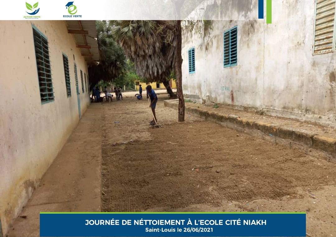 VerteAction's tweet photo. Retour sur la journée de nettoiement de l’école cité Niakh de Saint-Louis.

Ensemble, relevons le défi environnemental
Ensemble pour un meilleur cadre de vie dans les écoles

#ecoleverte #education #environnement #Senegal #saintlouis #UNESCO #kebetu @unicefsenegal @UNESCO_Dakar https://t.co/D0JetI1NtZ
