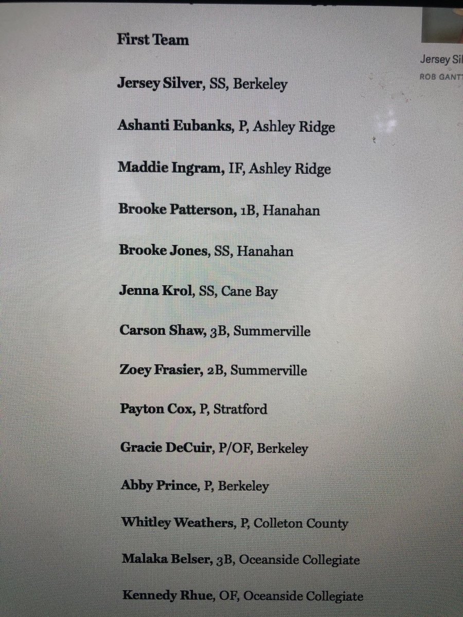Nice to see four future Erskine players make all lowcountry 1st team!! ⁦<a href="/ingramchris23/">Chris Ingram</a>⁩ ⁦<a href="/PaytonCox7/">Payton Cox</a>⁩ ⁦<a href="/ErskineSoftball/">Erskine Softball</a>⁩