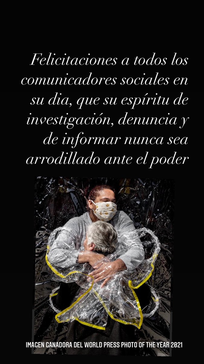 MBMartinezR's tweet photo. Hoy #27J manifiesto mi admiración y respeto a todos los comunicadores sociales que cumplen de pie ante tantas adversidades, abusos y persecución. Gracias por la dignidad en su trabajo y cuenten con nosotros para defender la libertad de pensar, decir e informarnos! https://t.co/0DLj2rdEwH