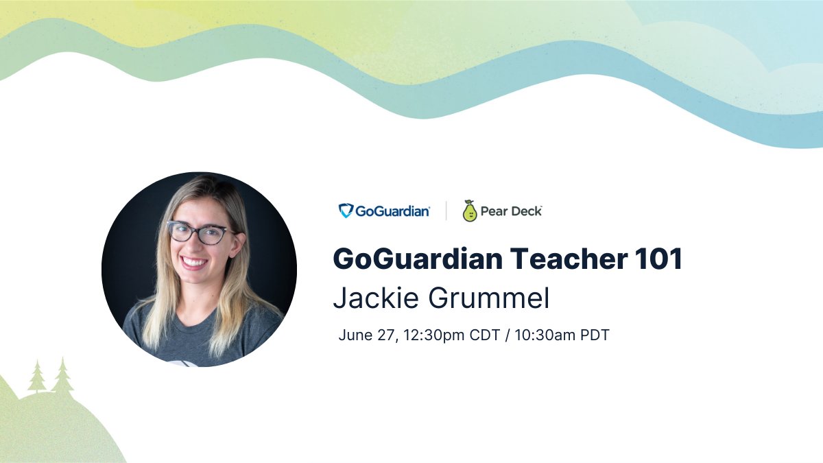 Pear Deck on Twitter "Join us and goguardian today at ISTELive! 🎉💻 Product Trainer Jackie