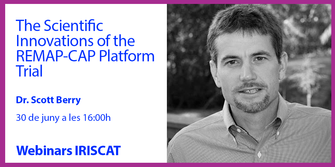 VHIR_'s tweet photo. Don't miss next #WebinarsIRISCAT "The Scientific Innovations of the REMAP-CAP Platform Trial" with Dr. @statberry, President and Senior Statistical Scientist at @BerryConsultant.
📅 30th June - 4PM
🔗 Register here: https://t.co/ALxZnAUYQQ https://t.co/XtNkYBwHsY