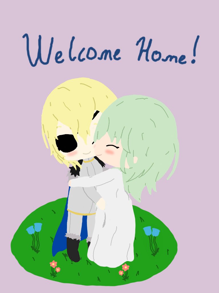 morganoire's tweet photo. #dimilethweek2021 prompt 7: Welcome Home!

I wanted to practice drawing chibis again and I think this turned out really cute! I’ve had a lot of fun with all of these prompts and am happy to share my love for Dimileth with you all! 💙💚

@Dimilethweek
#Dimileth #DimilethWeek https://t.co/k3D44b6sPy