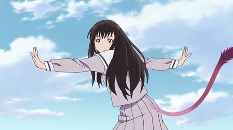ノラガミ の #壱岐ひより ちゃんの誕生日！猫しっぽ可愛い。 CV #内田