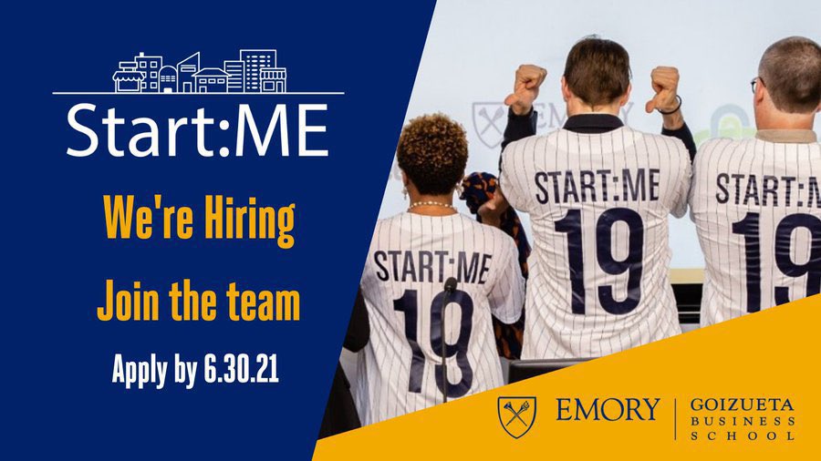 _StartME's tweet image. We're looking for our next great, Start:ME Program Associate. Join our team! Apply by June 30, 2021.

This position is designed as a 24-month fellowship for those entering the social impact sector after completing their undergraduate studies.

Apply at startmeatl.org/join-our-team