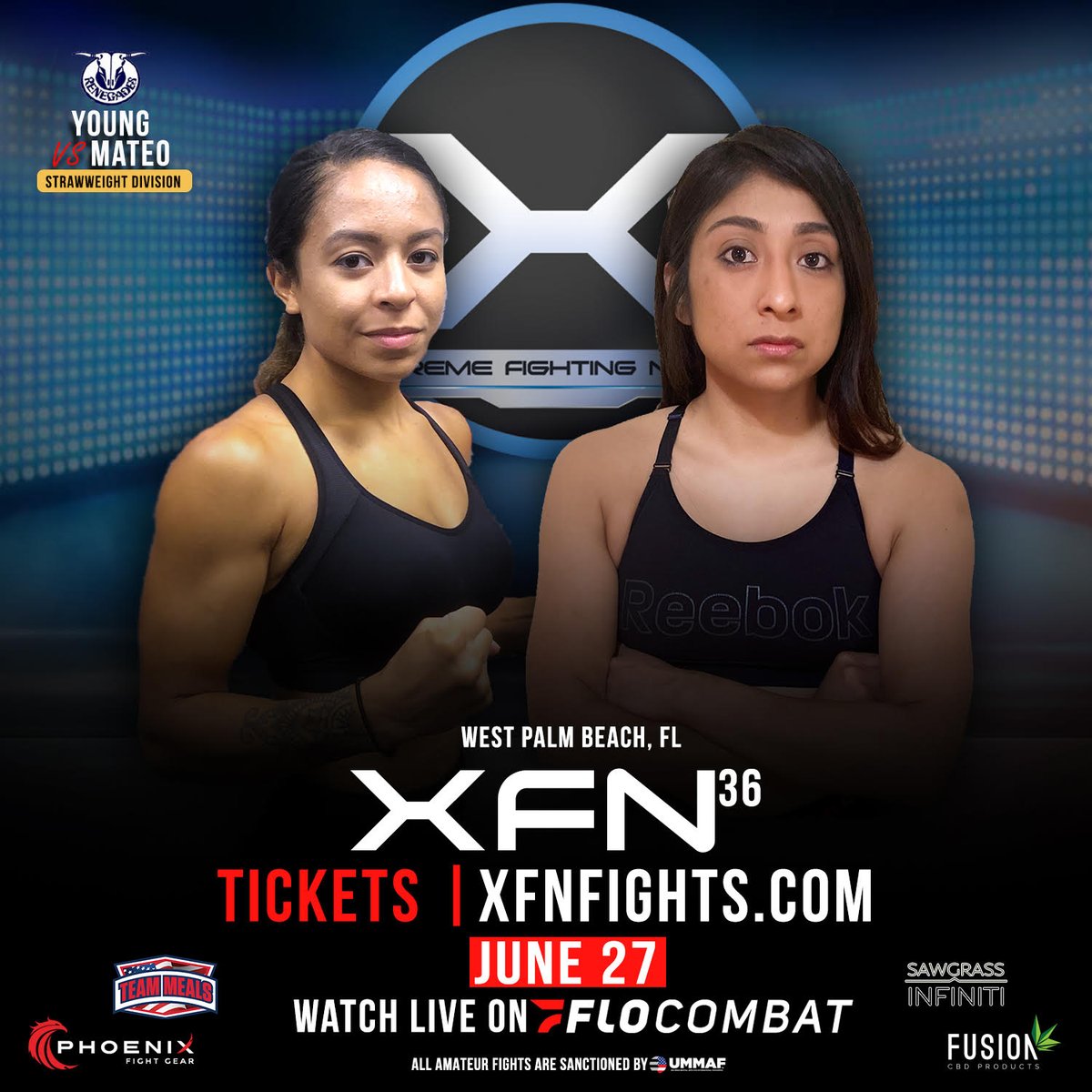 🔜XFN 36 kicks off TONIGHT at 6pm ET, be there. Streaming only on FloCombat @XFNfights