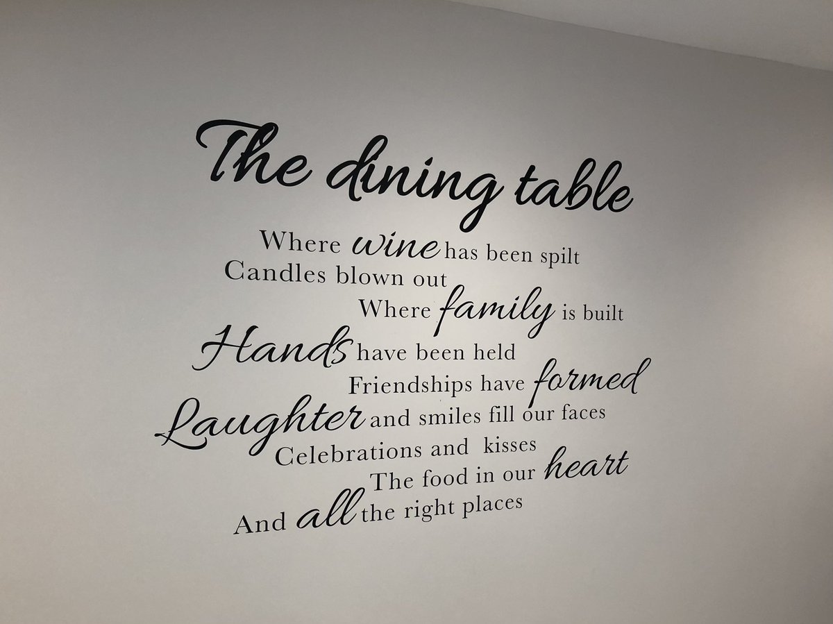 Thanks to <a href="/WallbossUK/">Wallboss</a> 
I now have one of my poems on my wall in the dining room.