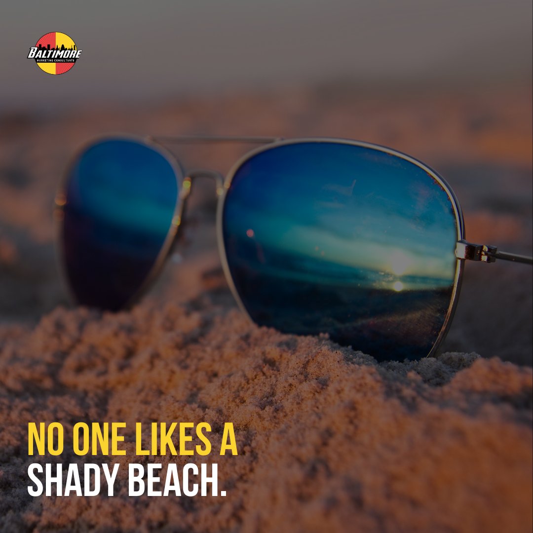 BMC_Baltimore's tweet photo. #Sunglasses 🕶 Because no one likes a shady beach. 😎  #nationalsunglassesday #beachplease https://t.co/tEga9BdSsW
