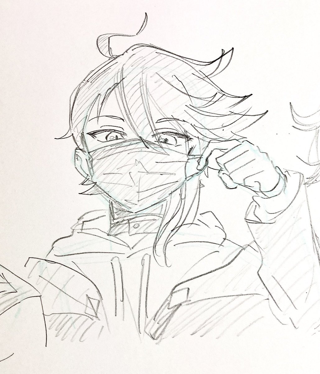 らくがき
メシャ×黒マスク 