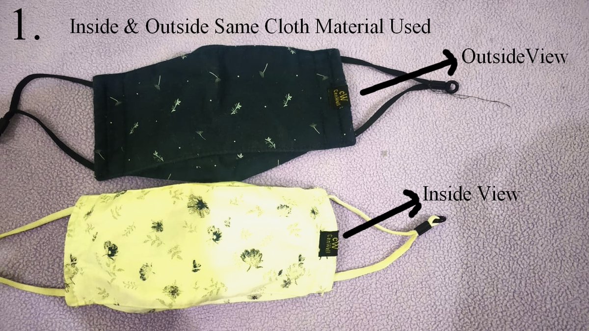 Mukesh3521's tweet photo. @amazonIN @Flipkart @flipkartsupport 
Cenwell Mask Review: Amazon vs Flipkart
Ref (Amazon (Img 1,2) Flipkart (Img 3,4) 
1. No Cenwell Tag &amp; End Notch plastic 
2. Different Material Used inside &amp; outside 
3. No brand Packaging 
4. Flipkart No return Policy
Product link in comment https://t.co/clR8GEaKvd