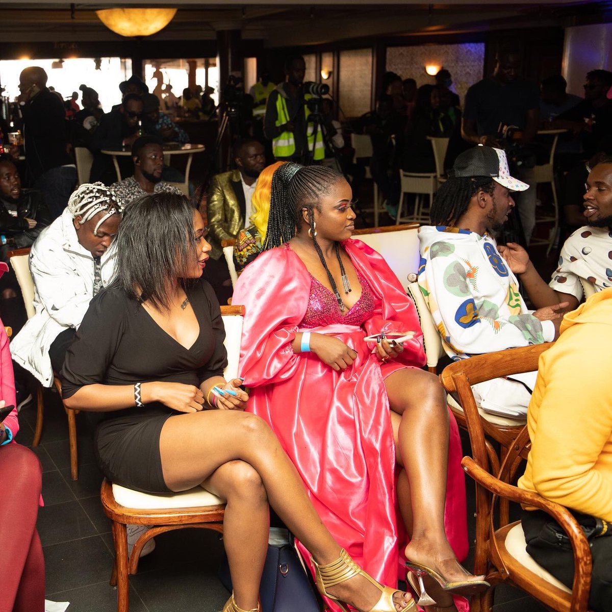 afigykenya's tweet photo. Bazu entertainment together @22betKe music fund launch for artists. Cc; @WillisRaburu  
Also peep my satin gown from @melinagold2 @gold_melina https://t.co/NkqErzJcIc