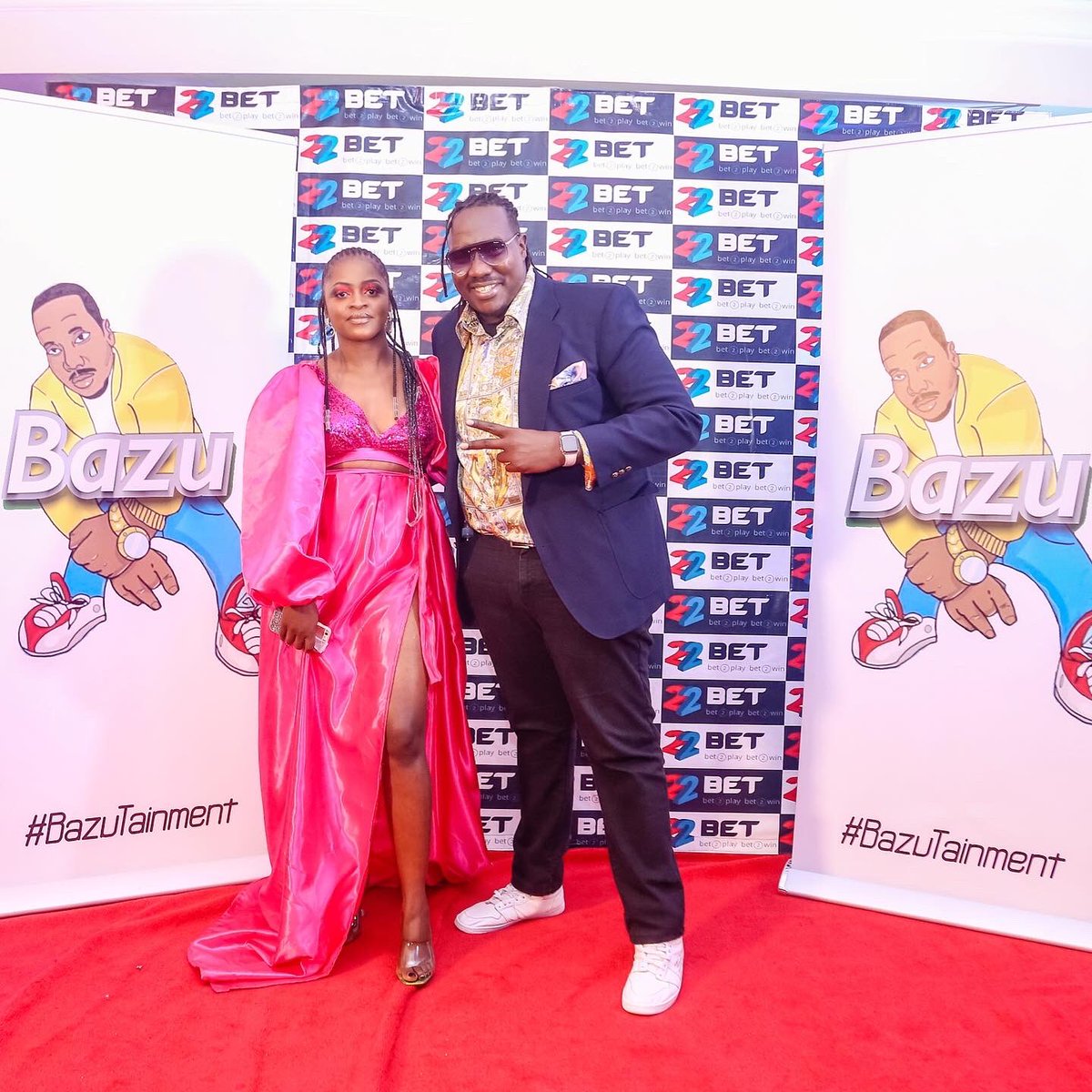 afigykenya's tweet photo. Bazu entertainment together @22betKe music fund launch for artists. Cc; @WillisRaburu  
Also peep my satin gown from @melinagold2 @gold_melina https://t.co/NkqErzJcIc