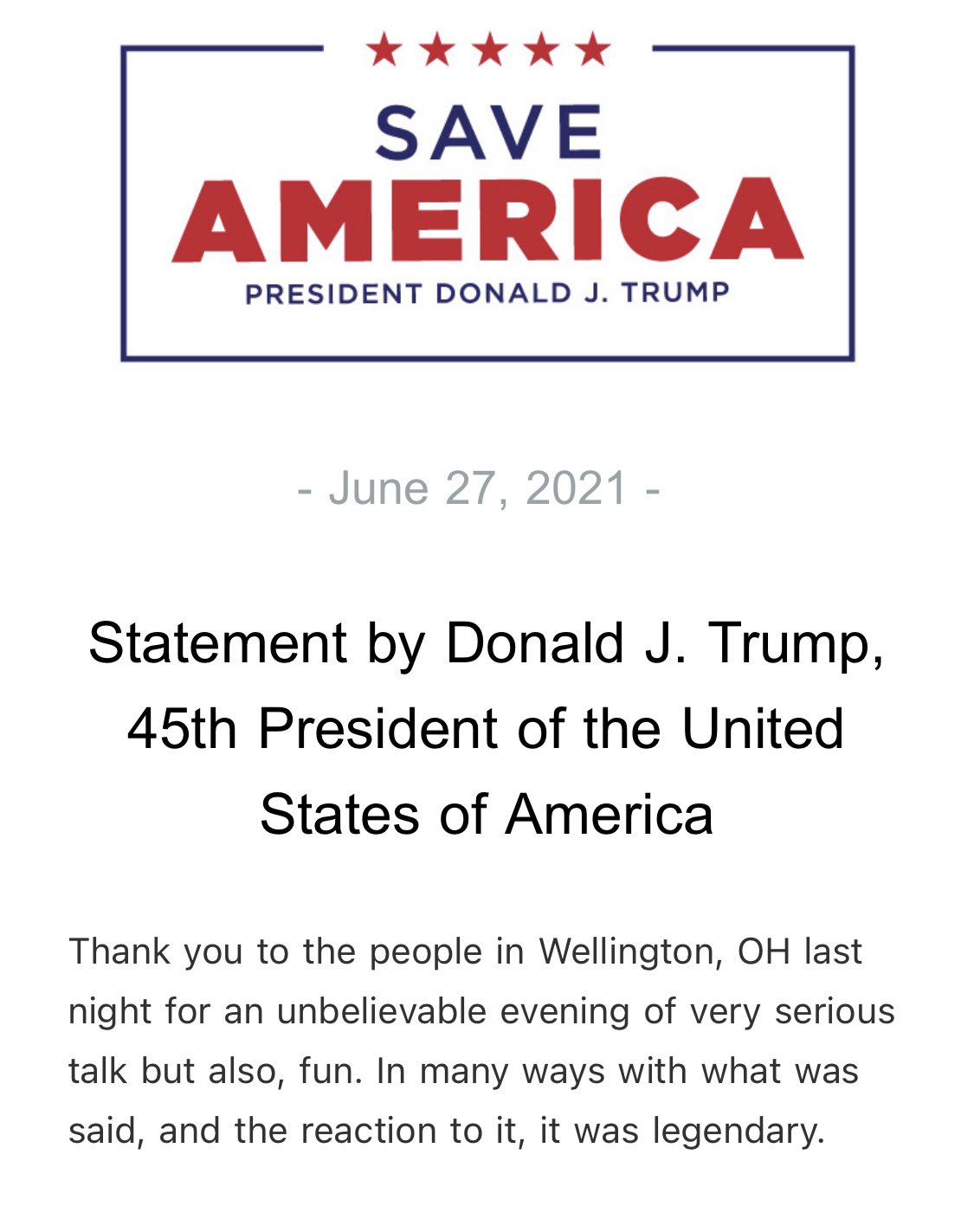 2021_06_26 - President Donald Trump Rally LIVE in Wellington, OH E45i4rvWYAUh30X?format=jpg&name=large