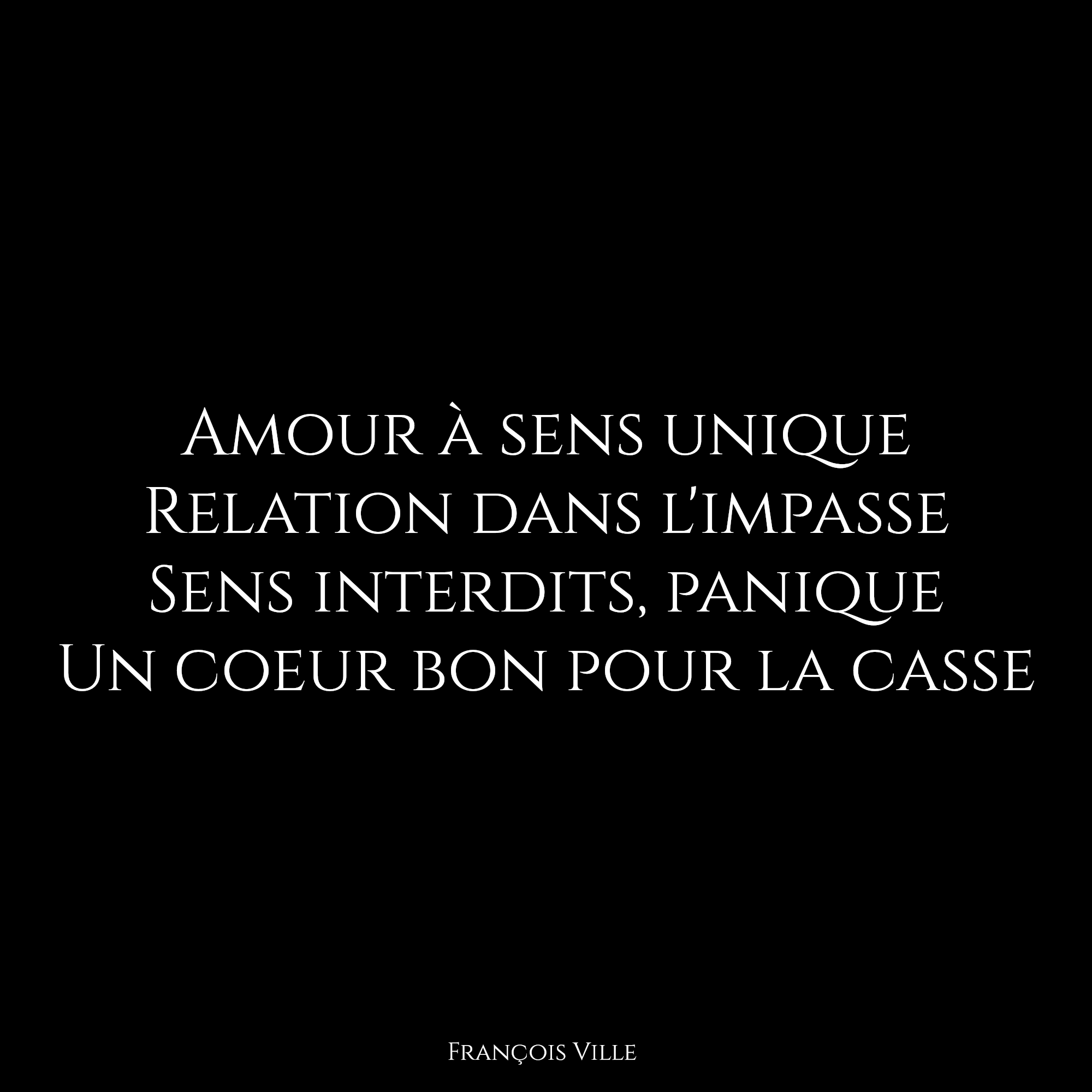 Francois Ville Amour A Sens Unique Relation Dans L Impasse Sens Interdits Panique Un Coeur Bon Pour La Casse Francois Ville Amour Couple Divorce Mariage Lmad Lvda4 Tpmp Quotidien Lavilla6 Ordm