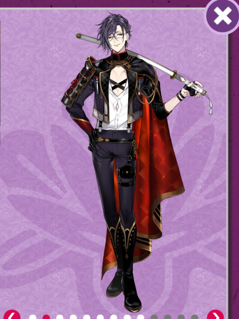 ミヤビ A Twitter 極の明石って 立ち姿 は愛染と似てて中傷の絵は蛍丸の構え方と似てるね