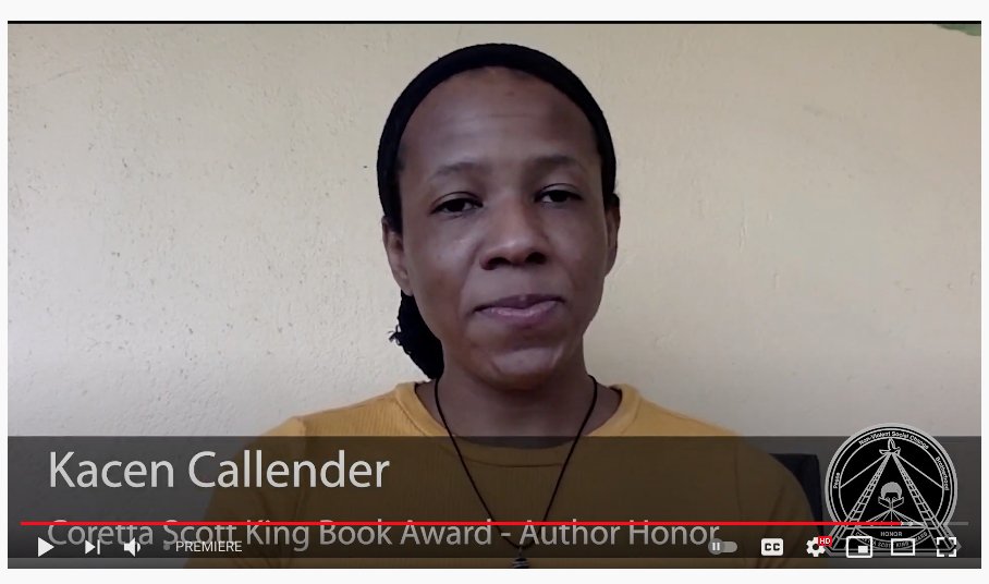 90secondnewbery's tweet photo. Congratulations @kacencallender on Coretta Scott King Award Author Honor for King and the Dragonflies!!! #CSK52 #alayma #TheBookAwardCelebration https://t.co/2bXNtHno8x