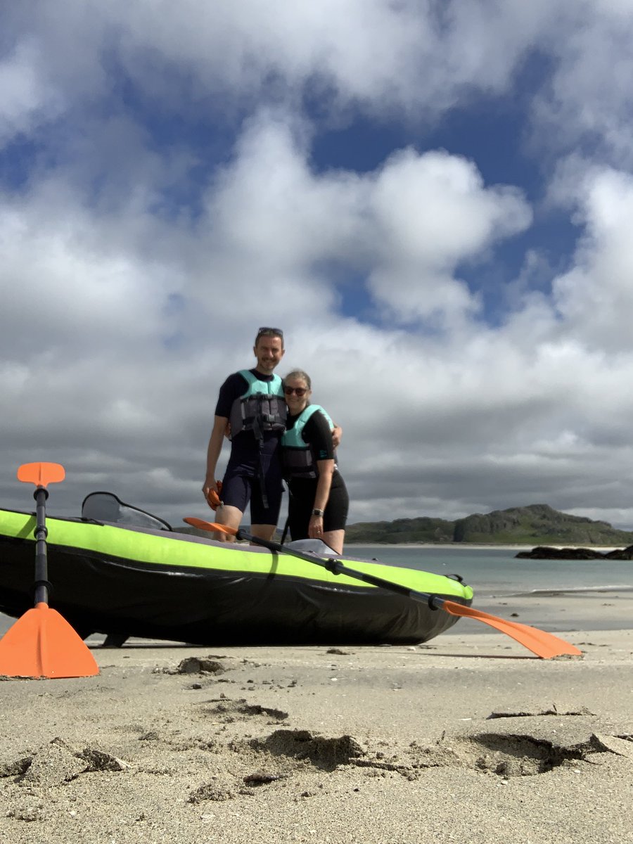 Today was all about kayaking. Beautiful waters around Kneep and Reef Sands Beach. <a href="/VisitScotland/">VisitScotland</a> <a href="/CalMacFerries/">CalMac Ferries</a> <a href="/OuterHebs/">Visit Outer Hebrides</a>