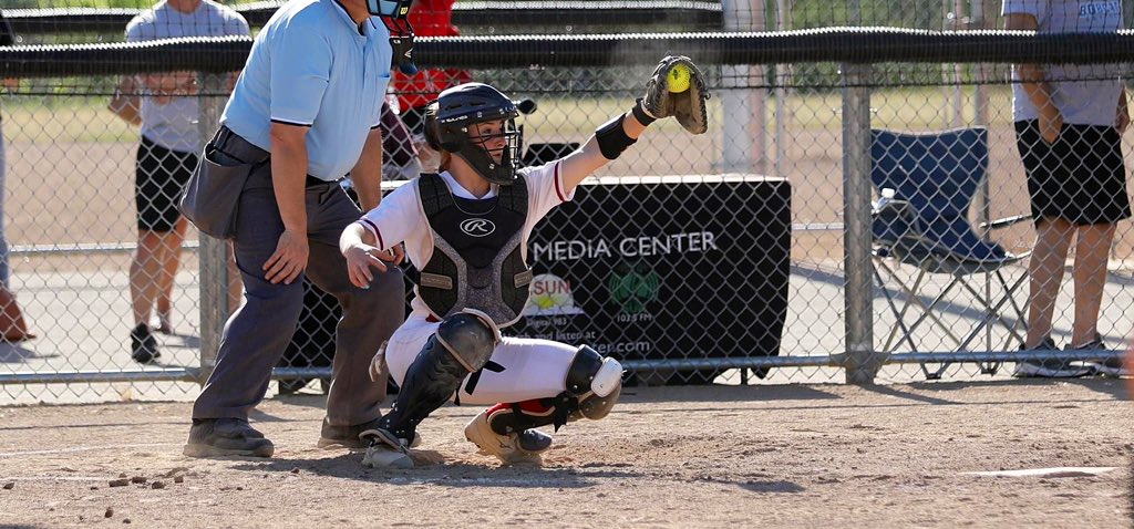 Chloekno2022's tweet photo. Extremely excited and blessed to have earned 1st Team All-Conference Catcher this season. Thank you to my teammates, family, friends, and coaches who have supported me!! @ncsa @NCSA_Softball https://t.co/x2a7dFjMiA