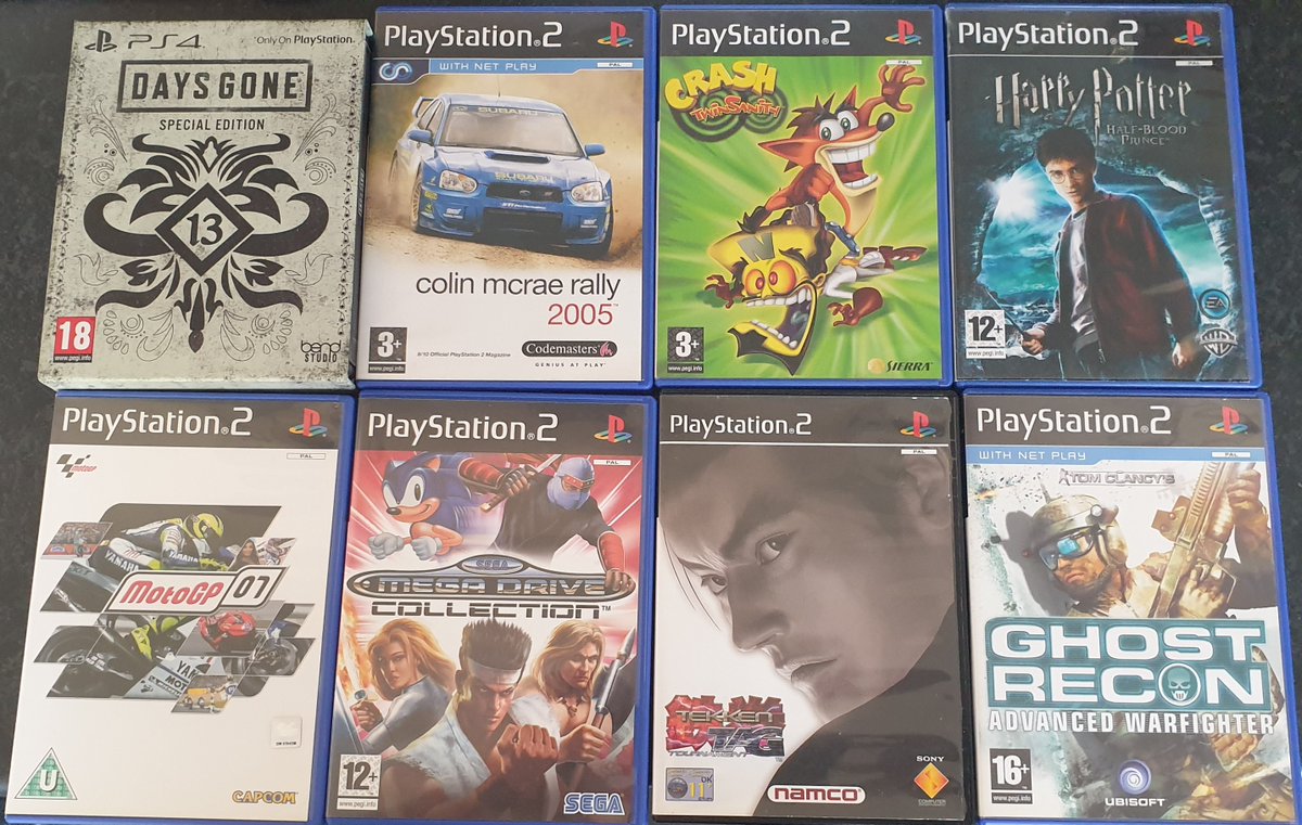 HowittSimon's tweet image. Picked up a few more PS2 games today - nice to see there are still some cheap ones I haven't got (although one of them was reasonably expensive).  Couldn't resist Days Gone either as the box had a steelbook in it :)