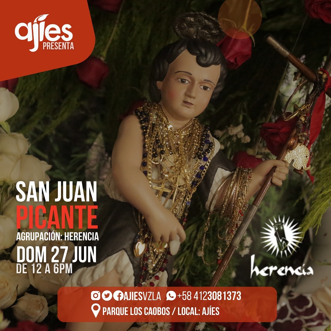 El San Juan picante 🌶️🙏🏾 comienza en una hora.

Ven a disfrutar un domingo diferente en la nueva picantería del Parque Los Caobos 🌳