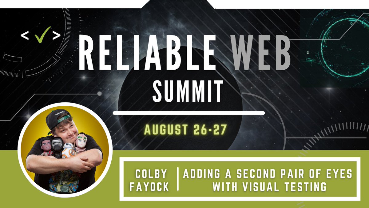 ReliableSummit's tweet photo. Testing! A hard, but critical part of dev

Join Colby Fayock at #ReliableWebSummit to learn about what Visual Testing is and how it can provide wider coverage w/ less code, preventing errors &amp; keeping customers happy 😍👍

@colbyfayock 
🌐 https://t.co/F7LKILso4M https://t.co/nhcOuEoymR