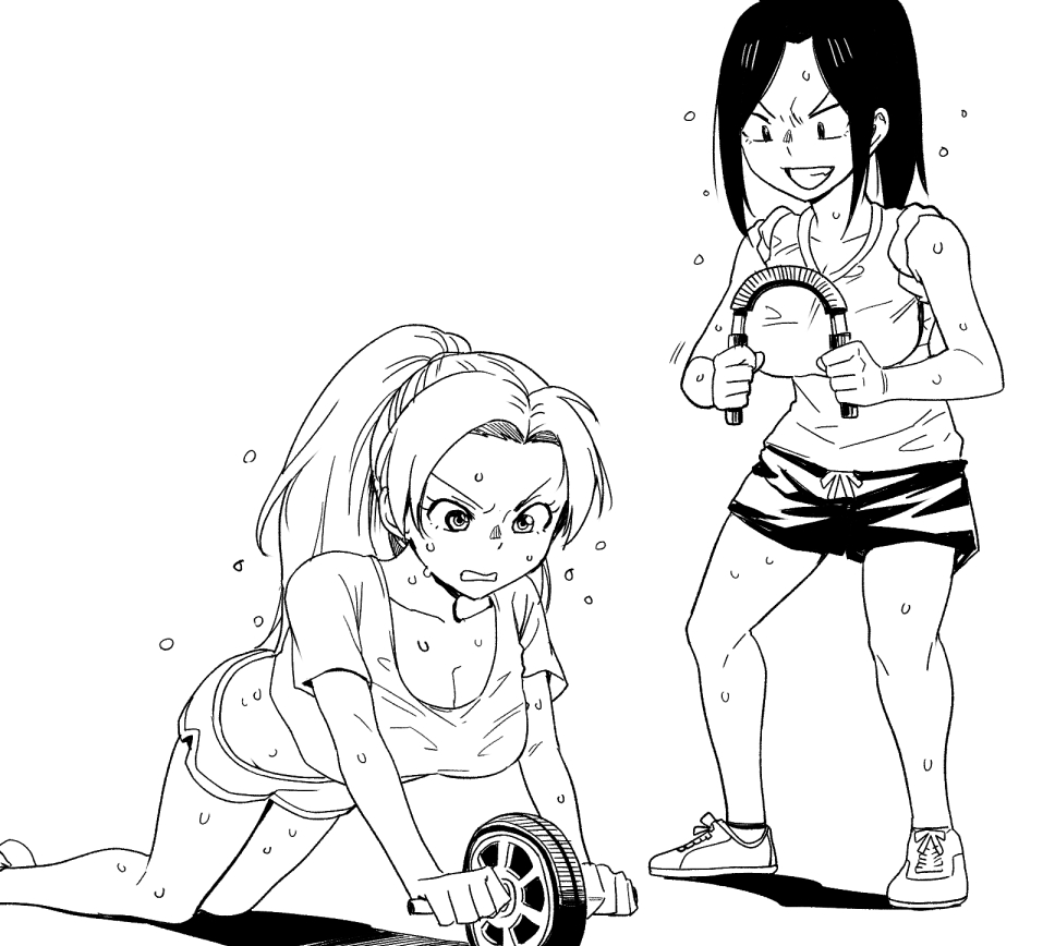 同時にボイス追加されたから一緒にトレーニングしてるのを想像した拓海と涼 