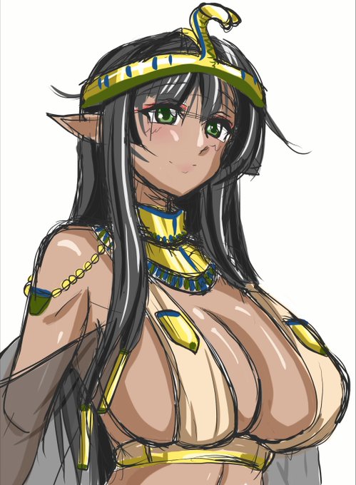 エジプト展に行ってきたので、何となく描きたくなった子。 