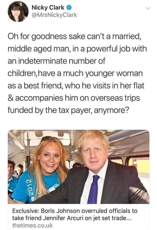 carolJhedges's tweet photo. 🤬@borisjohnson ~ wherever you are hiding, at whichever Tory donor's expense #thematterisnotover
YOU supported lying wife cheating secret email mate-favouring carehome murderer @matthancock
We are NOT going to let it go.
#Torysleaze #Torylies #BorisJohnsonOut #ministerialcode https://t.co/TNWStNsAs5