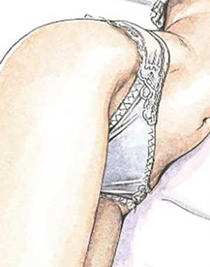 こちらの絵のショーツは原作基準です(/////)
漫画版は下も履いてない男前の礼子さん…。 